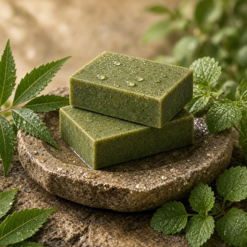 Neem tulsi soap bars